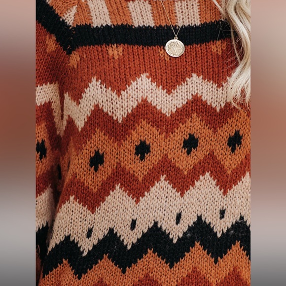 VICI Chevron Knit Sweater - XS - Picture 2 of 5